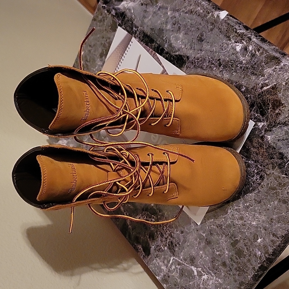 Timberland heel boots.